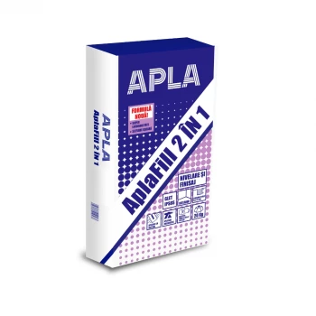 APLA FILL 2 IN 1 -Glet pe baza de ipsos pentru nivelare si finisaj 20kg